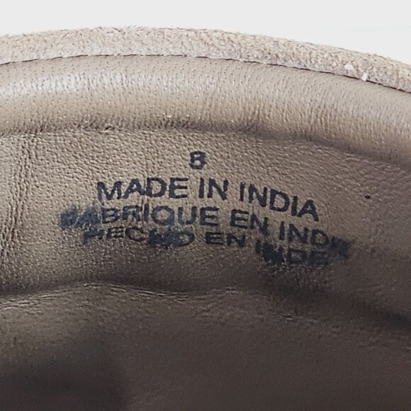 Free People Women's Milo Beige Suede Platform Slip-On Clogs, Sz 8 - Picture 11 of 11